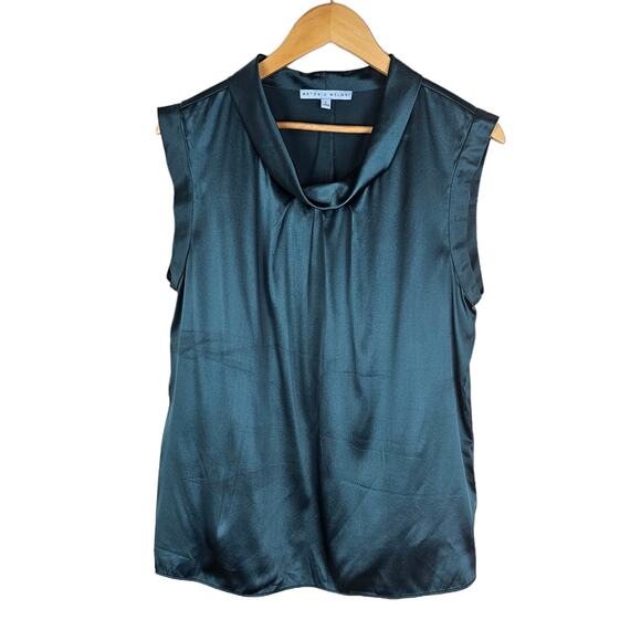 ANTONIO MELANI Tops - Antonio Melani Silk Blouse Teal L